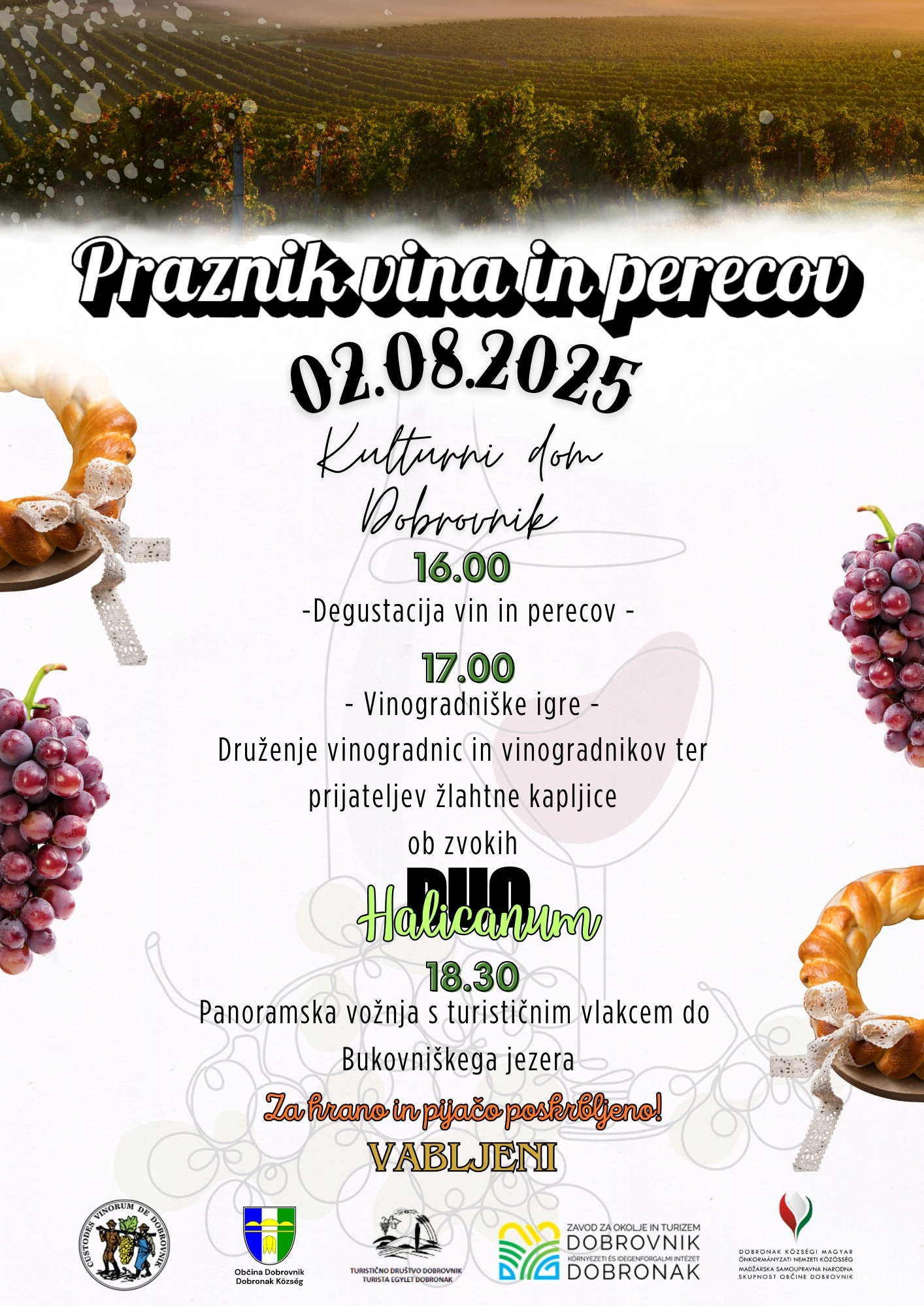 Vabilo praznik vina in perecov